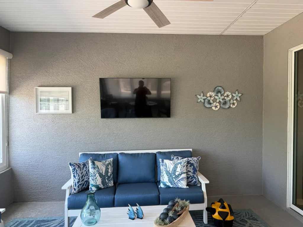 Artwork and TV installation completed in The Villages, Florida.